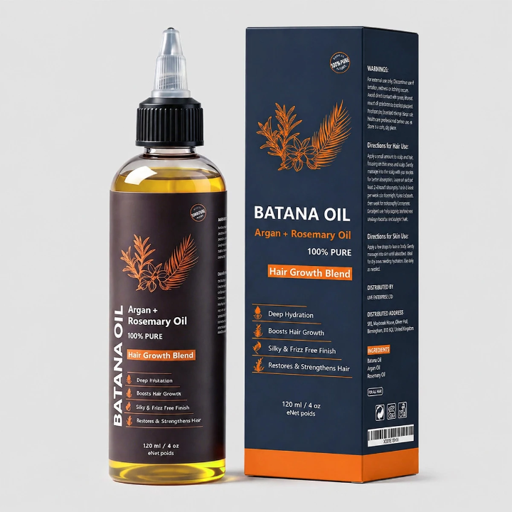 BATANA OIL – Argan + Rosemary Oil | Hair Growth Blend 120 ml