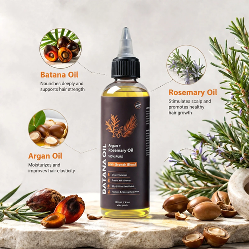 BATANA OIL – Argan + Rosemary Oil | Hair Growth Blend 120 ml